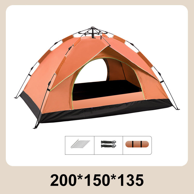 🔥Sonderangebot – Automatisches, schnell aufzubauendes, regensicheres Campingzelt-Set