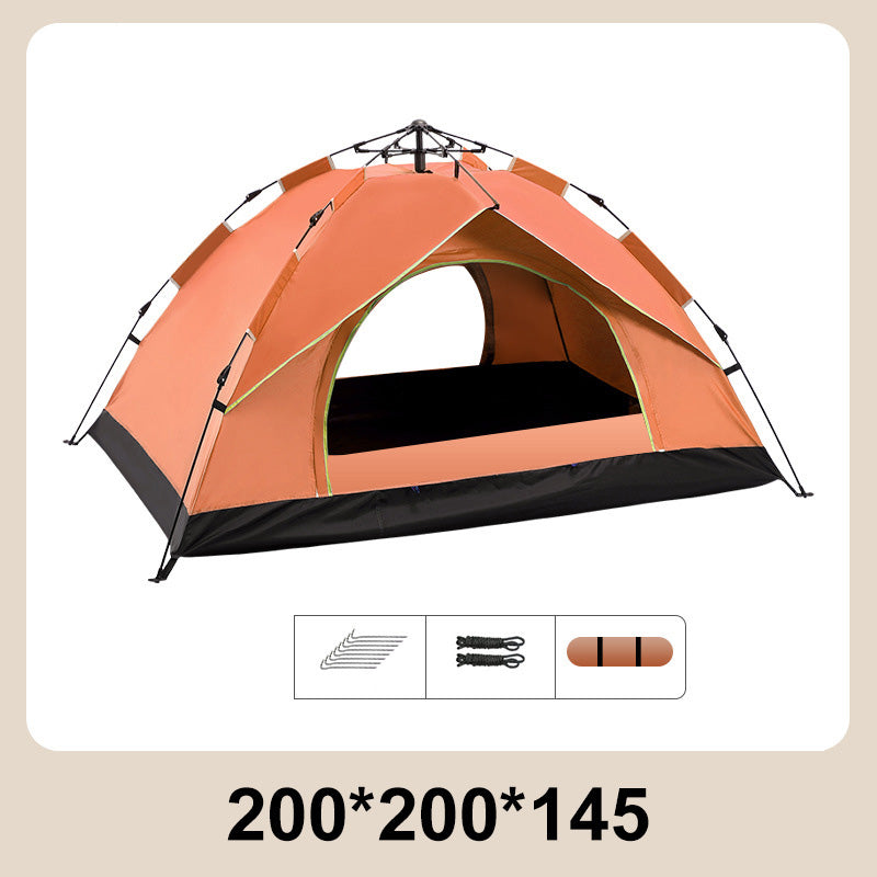 🔥Sonderangebot – Automatisches, schnell aufzubauendes, regensicheres Campingzelt-Set