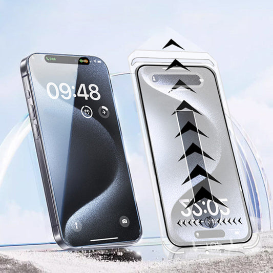 4K HD/Anti-Peeping Displayschutzfolie aus gehärtetem Glas mit automatischer Staubentfernung für die Iphone17-11 Serie