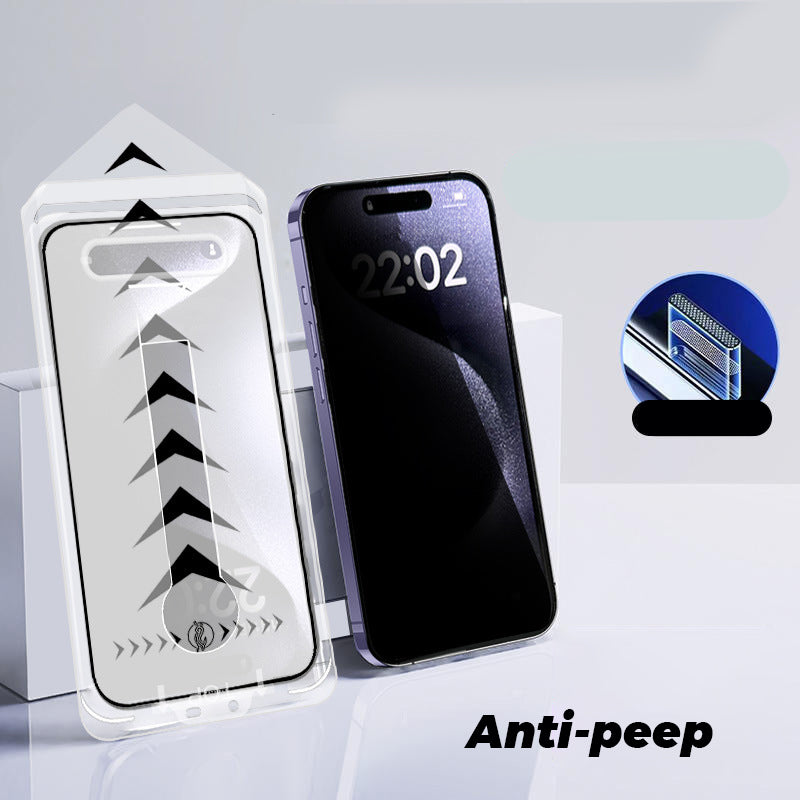 4K HD/Anti-Peeping Displayschutzfolie aus gehärtetem Glas mit automatischer Staubentfernung für die Iphone17-11 Serie