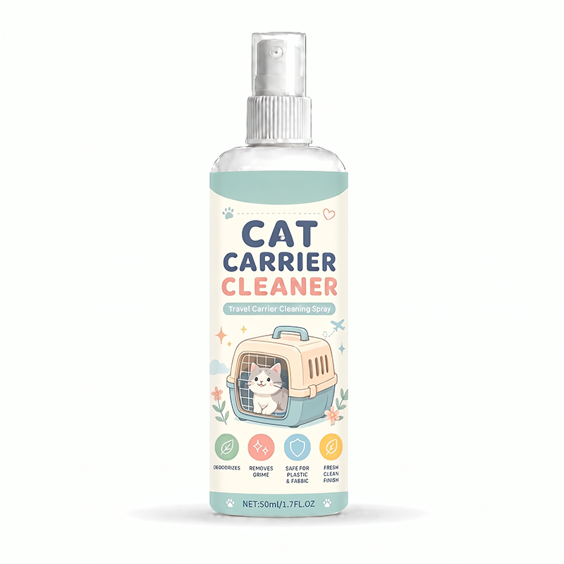 Reinigungsspray für tragbare Katzentransportboxen