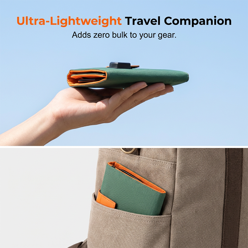 Mobiles Solar-Ladegerät mit USB-Anschluss