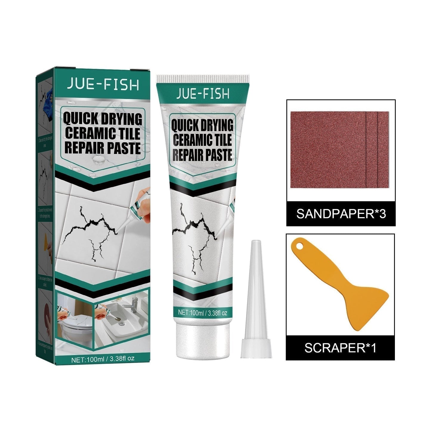 Reparaturpaste für Fliesen und Marmor