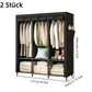 Einfach zu montierender Kleiderschrank aus Vliesstoff