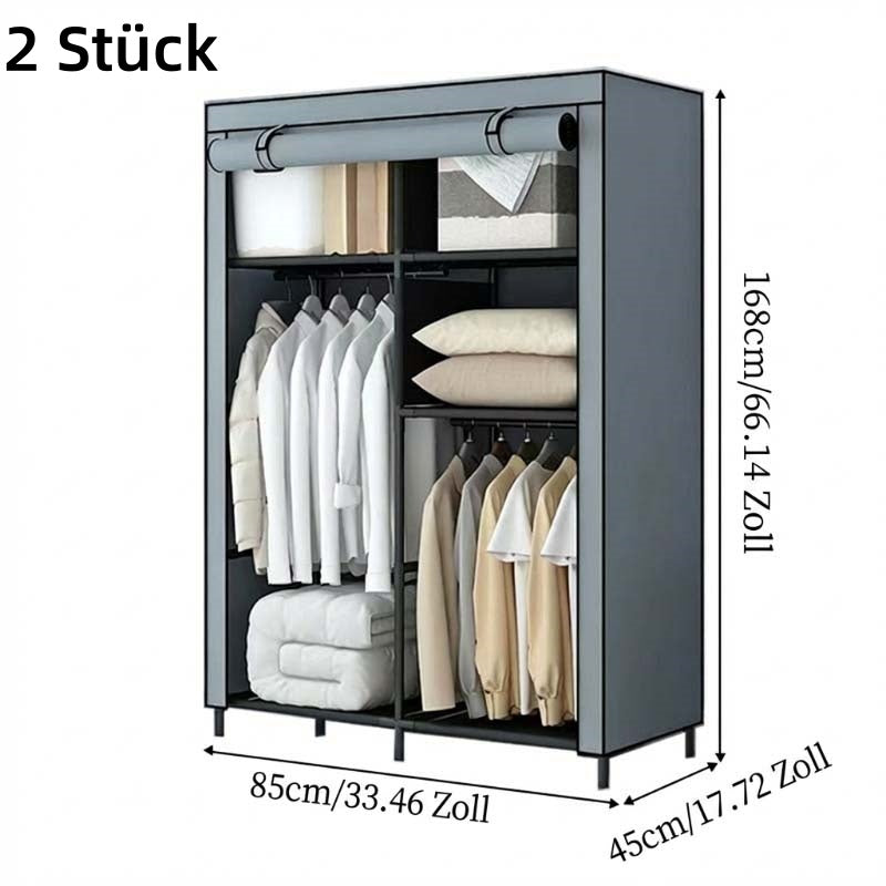 Einfach zu montierender Kleiderschrank aus Vliesstoff