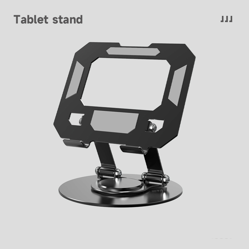 Verstellbarer Tablet-Ständer aus Aluminium mit drehbarem Fuß