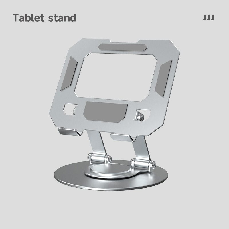 Verstellbarer Tablet-Ständer aus Aluminium mit drehbarem Fuß