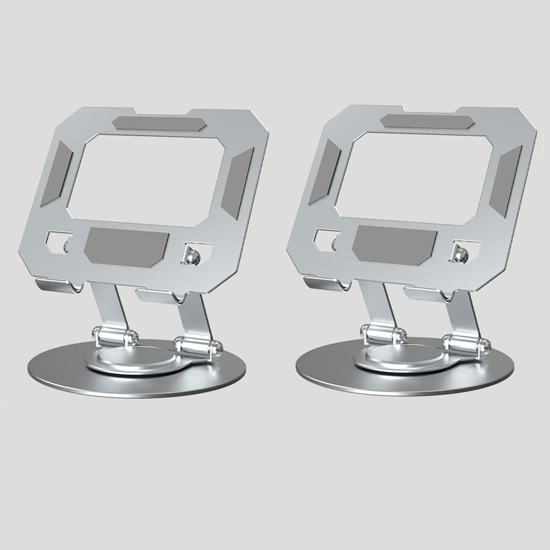 Verstellbarer Tablet-Ständer aus Aluminium mit drehbarem Fuß
