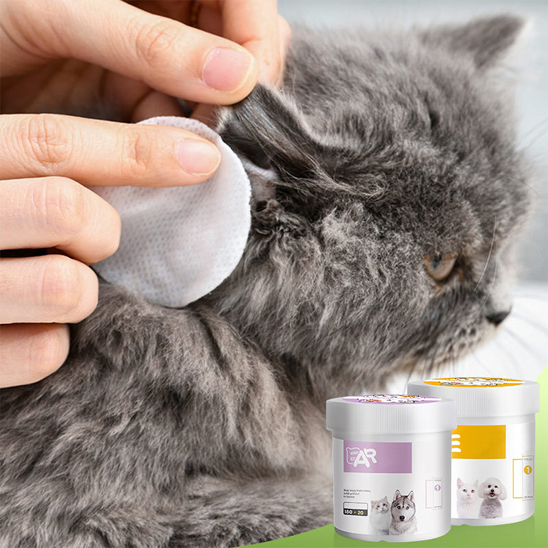 🎉Über 55.000 verkaufte Exemplare 🐾 Natürliche, pflanzliche Augen- und Ohrenreinigungstücher für Haustiere, sanfter Aloe-Entferner für Tränenflecken bei Hunden und Katzen