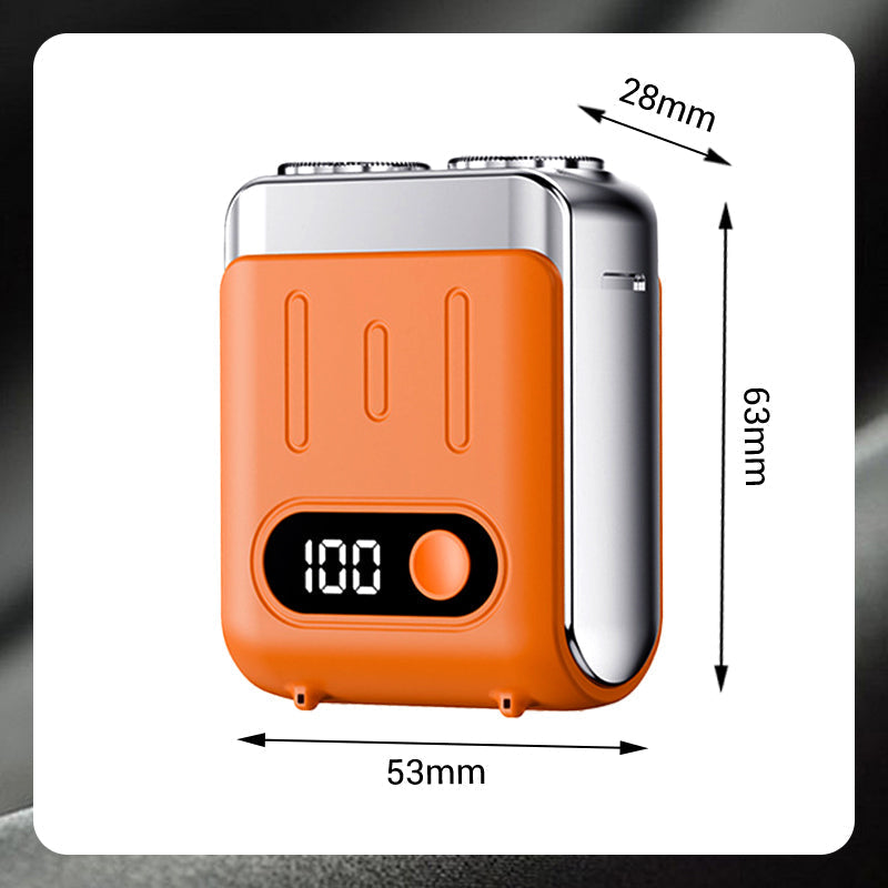 🔥Neues Upgrade🔥Tragbarer Mini-Rotationsrasierer für Herren