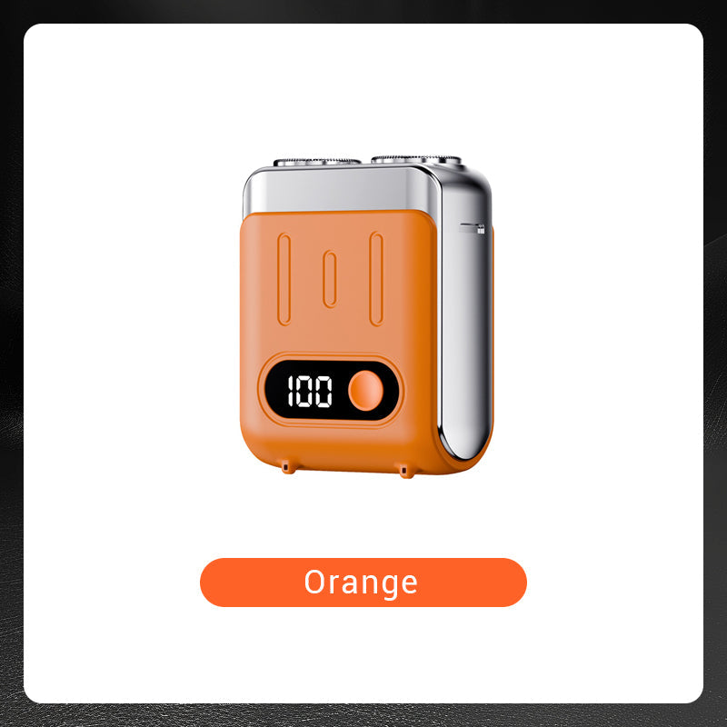 🔥Neues Upgrade🔥Tragbarer Mini-Rotationsrasierer für Herren