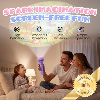 🌙🧸Kinder Projektionslampe | Sanftes Nachtlicht & Lernspielzeug