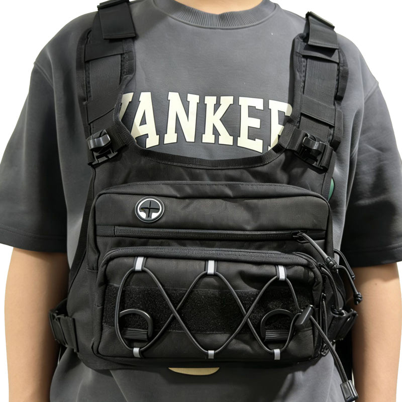 Brusttasche, Trinksystem-kompatible Radweste für Herren