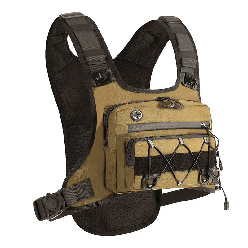 Brusttasche, Trinksystem-kompatible Radweste für Herren