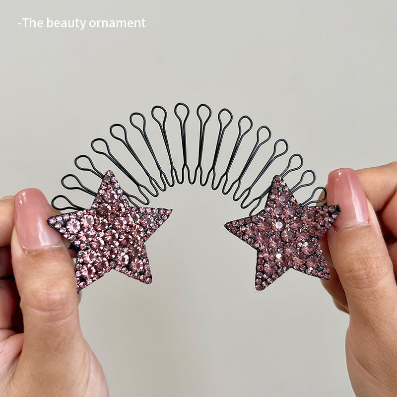 Flexibler, unsichtbarer Kamm für fliegende Haare