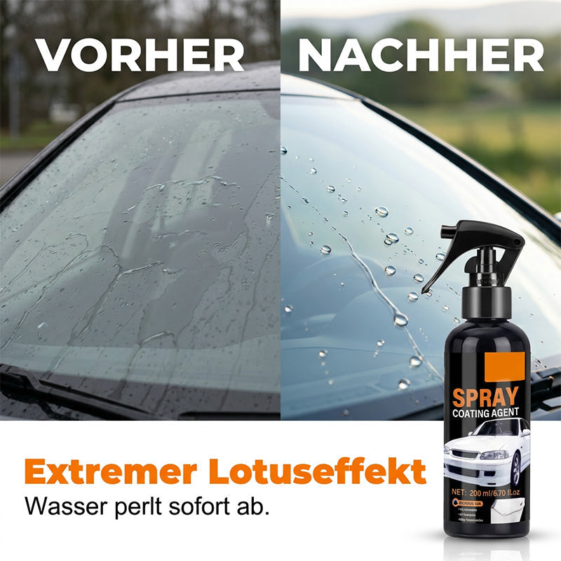 Hydrophobe Glasbeschichtung-Spray mit Nano-Technologie