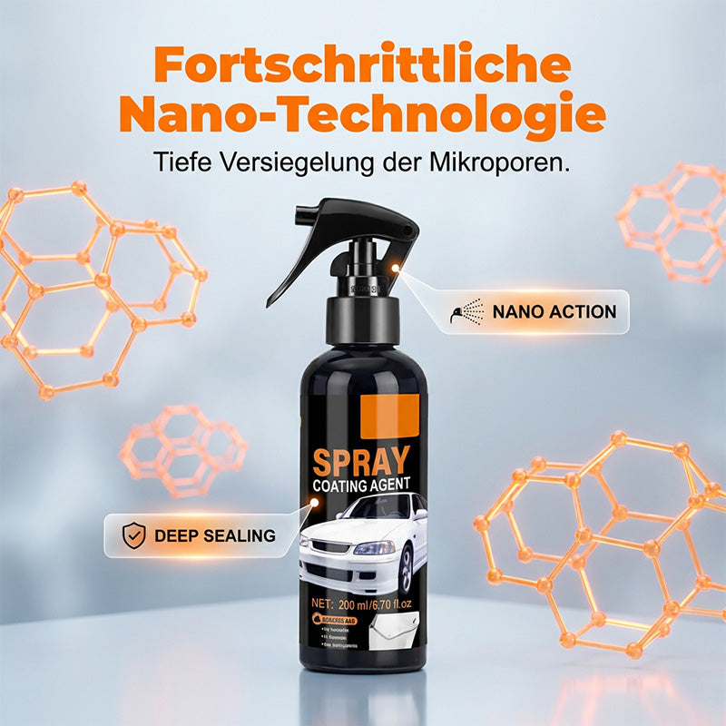 Hydrophobe Glasbeschichtung-Spray mit Nano-Technologie