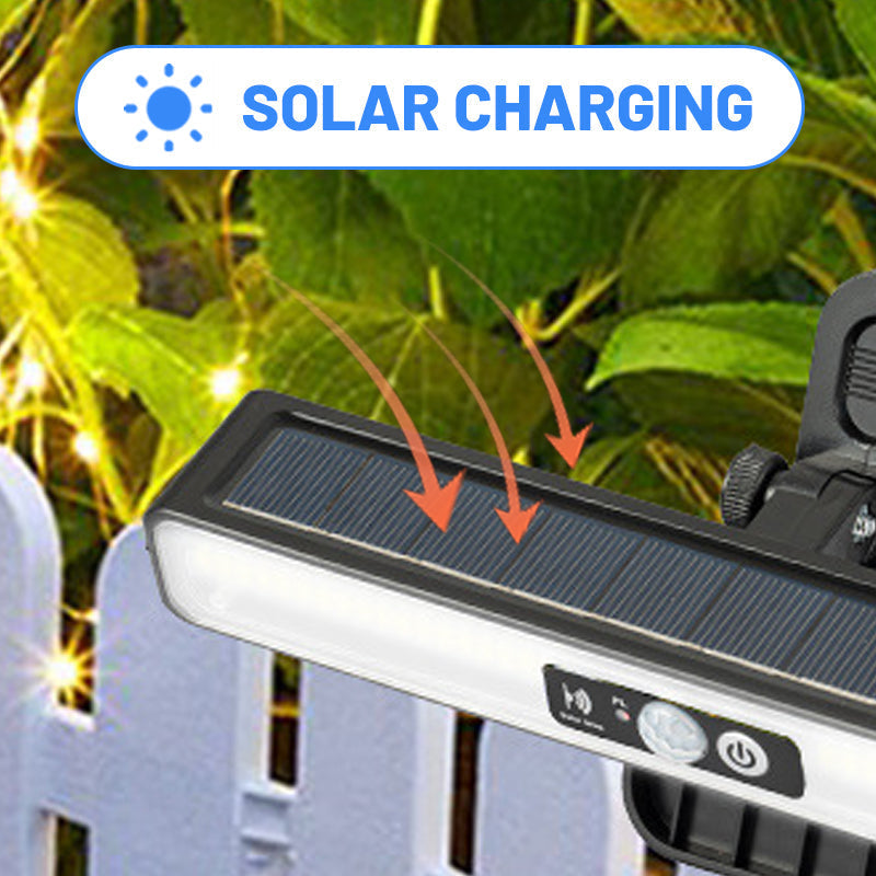 Solar-Clip-Leuchten für den Außenbereich mit Bewegungsmelder