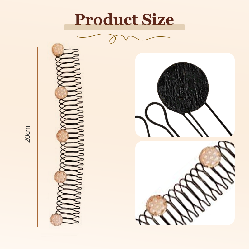 Elegantes, flexibles, unsichtbares Haarband