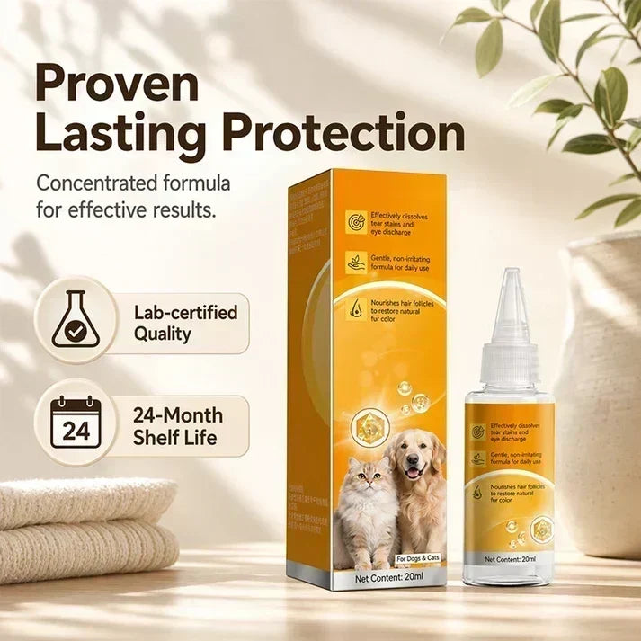 🐶 Jetzt 50 % sparen! ✨ Sanfte Augenpflege für Haustiere – Augenbereich reinigen & Fell pflegen 👀