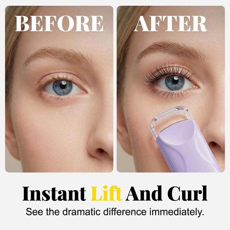 Wiederaufladbare, beheizbare Wimpernzange