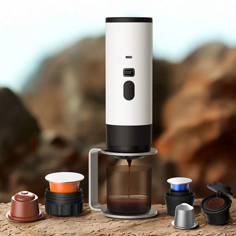 ☕🚗 70% RABATT! Tragbare Espressomaschine für Reisen – Kompakt, akkubetrieben & perfekt für frischen Kaffee unterwegs, im Auto oder Zelt ⛺✨