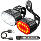 🚴💡 USB-aufladbares Fahrradlicht-Set – Helles LED-Licht, USB-aufladbar & einfache Montage – Perfekt für Nachtfahrten & städtisches Pendeln 🚦