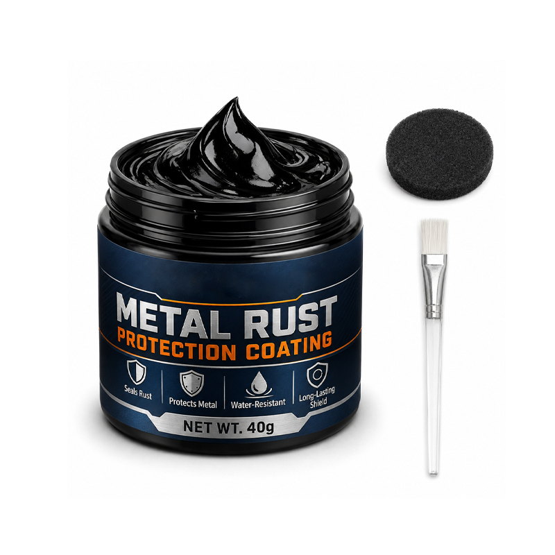 Schwarze Reparaturpaste zum Schutz vor Metallrost
