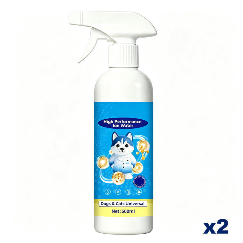 Reinigungsspray für Haustiere ohne Abspülen – Flecken- und Geruchsentferner für Hunde und Katzen, 500 ml