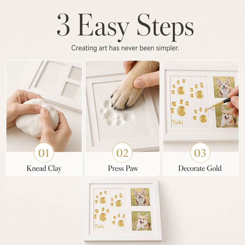 DIY-Set für Babyhand- und -fußabdrücke
