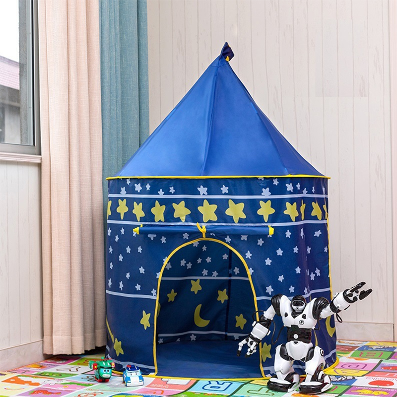 Kinderspielzelt mit aufrollbarer Tür