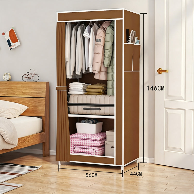 Tragbarer Kleiderschrank mit 3 Schubladen