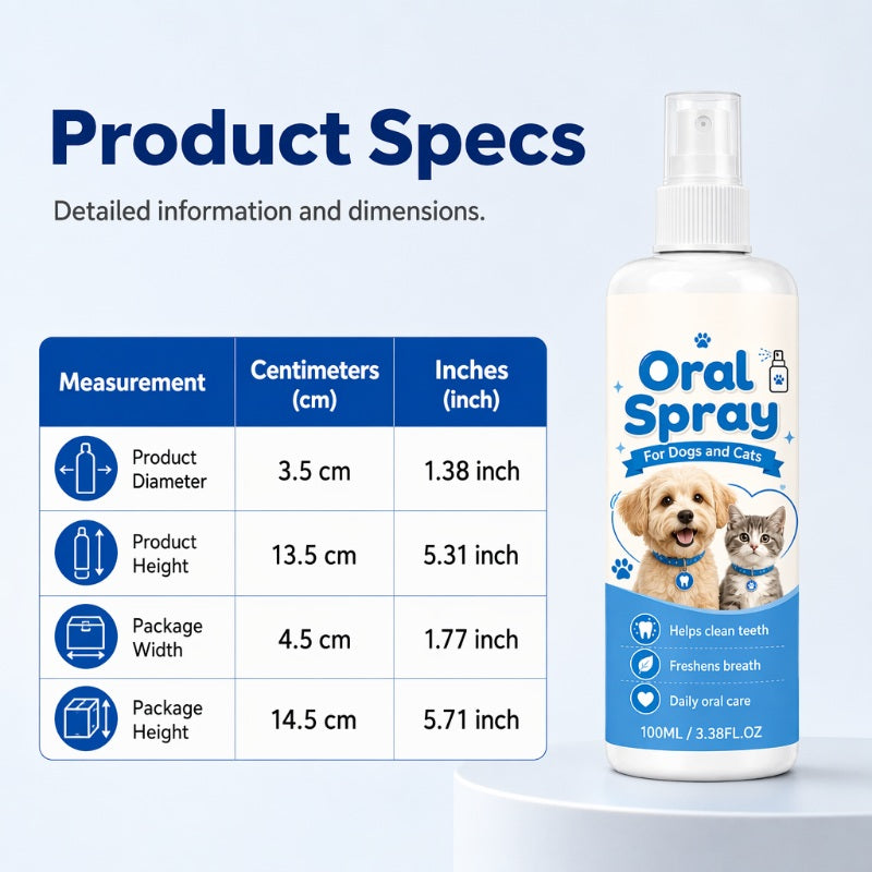 Mundreinigungsspray für Haustiere 100 ml
