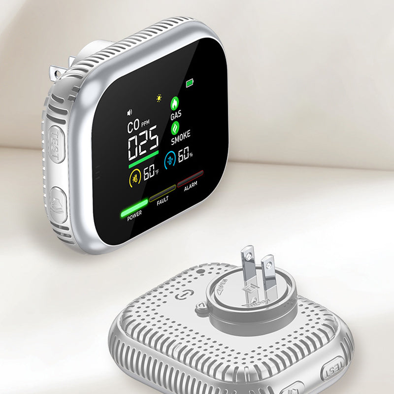 Tragbarer Mehrgaswarner mit LCD-Display und Batterie-Backup