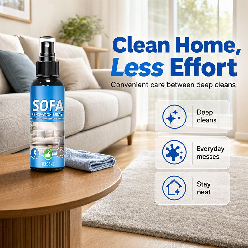🥳2026 HEISSER VERKAUF🥳💞ÜBER 50.000 VERKAUFT!🛋️✨ 57 % RABATT! Textilreiniger-Spray ohne Nachspülen – einfach aufsprühen und abwischen – kein Wasser, kein Nachspülen. Perfekt für Sofas, Teppiche und Polster – in wenigen Minuten wieder frisch! 🧼💨