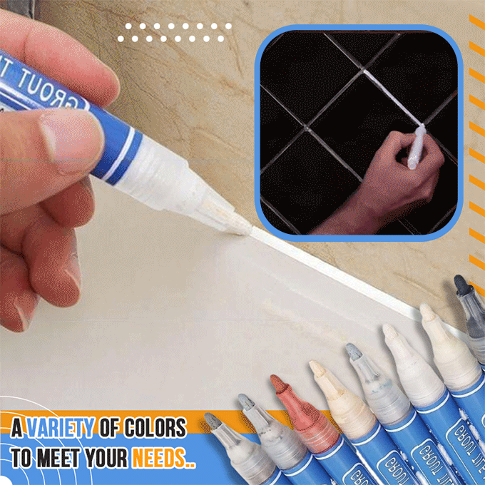 Fliesenspalt Reparatur Farbstift