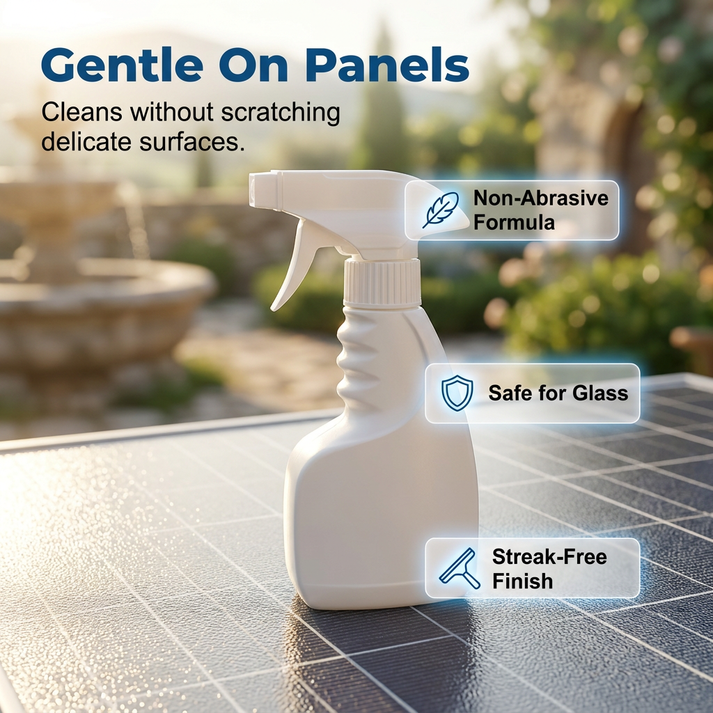 Hocheffizientes Solarpanel-Reinigungsspray