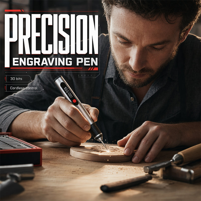 Kabelloses, wiederaufladbares Präzisionsgravierstift-Set