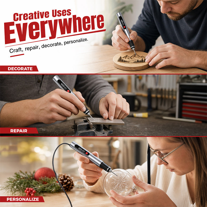 Kabelloses, wiederaufladbares Präzisionsgravierstift-Set