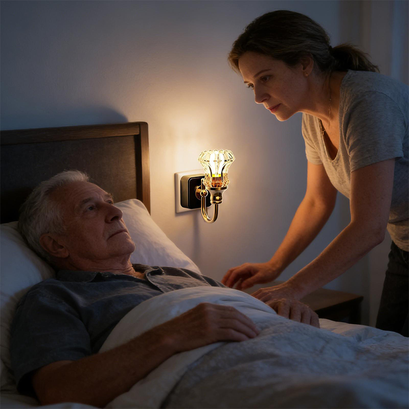 Vintage LED-Nachtlicht zum Einstecken