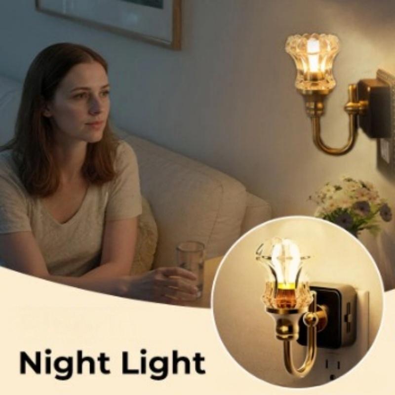 Vintage LED-Nachtlicht zum Einstecken