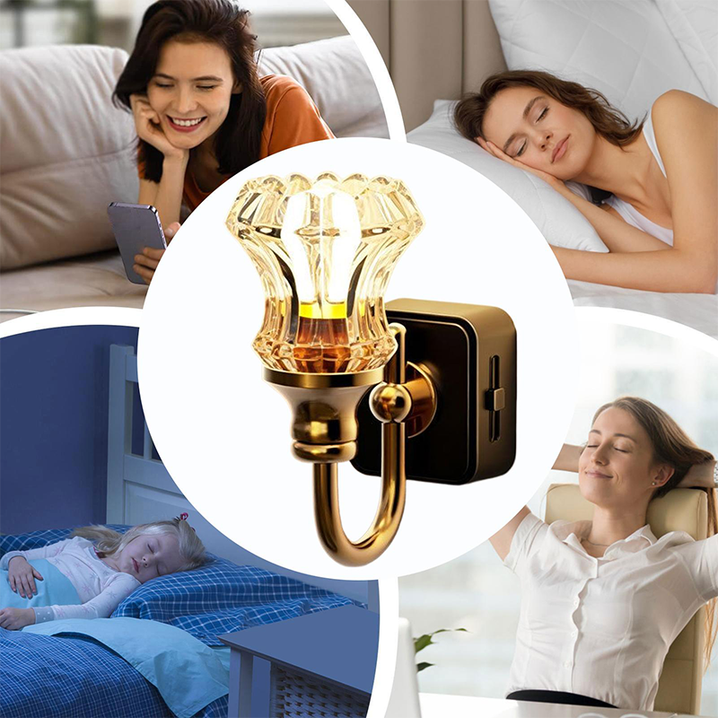Vintage LED-Nachtlicht zum Einstecken