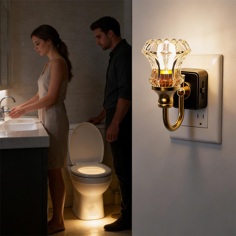 Vintage LED-Nachtlicht zum Einstecken