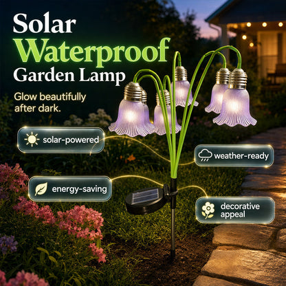 📢📢50% RABATT !!⏰Solar-Blumenleuchten, Gartendekoration für den Außenbereich