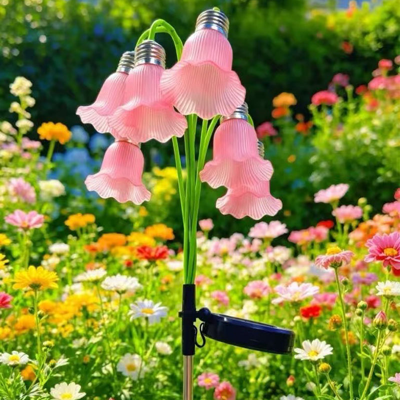 📢📢50% RABATT !!⏰Solar-Blumenleuchten, Gartendekoration für den Außenbereich