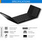 Faltbare drahtlose Bluetooth-Tastatur für Telefon