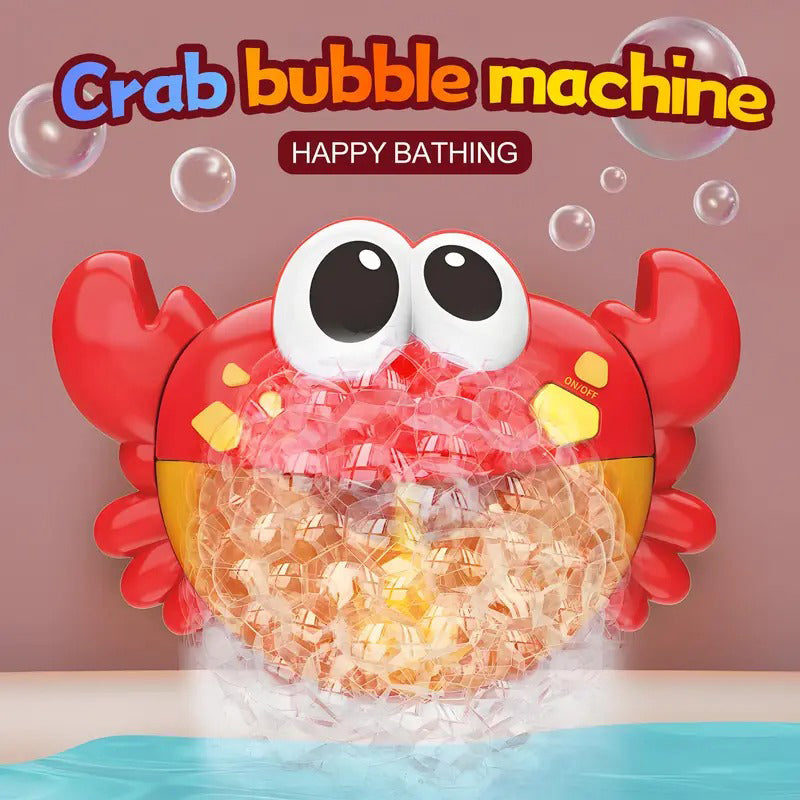 Krabben-Seifenblasenmaschine als Badespielzeug mit Musik
