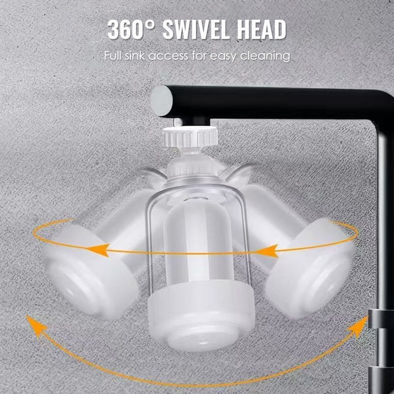360° drehbarer Wasserhahn-Wasserfilter
