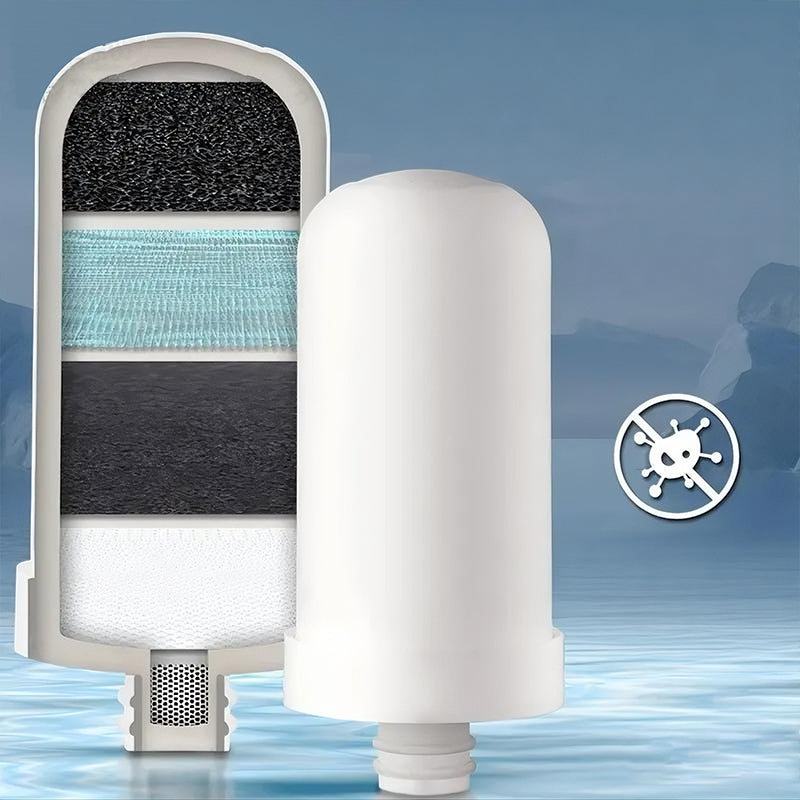 360° drehbarer Wasserhahn-Wasserfilter