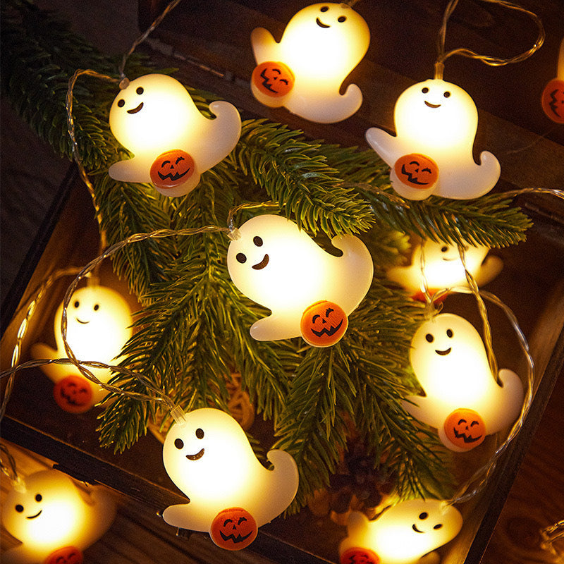Batteriebetriebene Halloween-Lichterkette mit 2 Lichtmodi